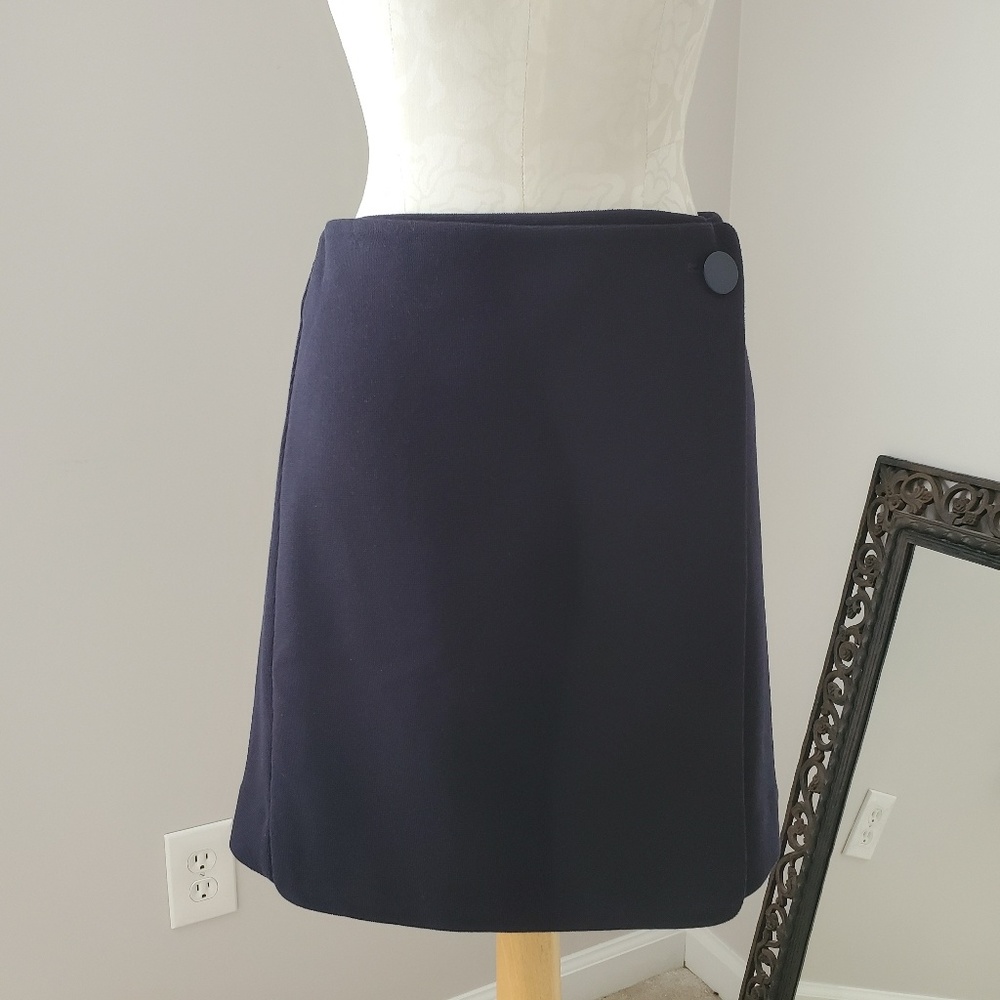 Loft Navy Skirt